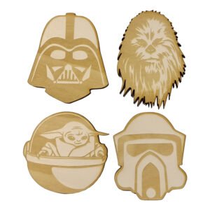 Dessous-de-verre en bois Star Wars Cadeaux Geek