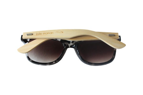 Boite en bois cadeaux personnalisée Le Havre Les BAM lunettes de soleil