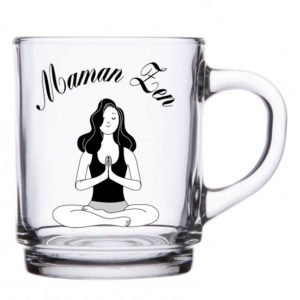 Boite en bois cadeaux personnalisée Le Havre Les BAM tasse thé maman zen